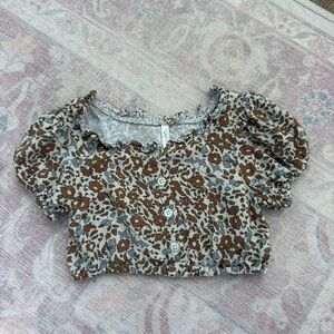 Rylee + cru cropped top